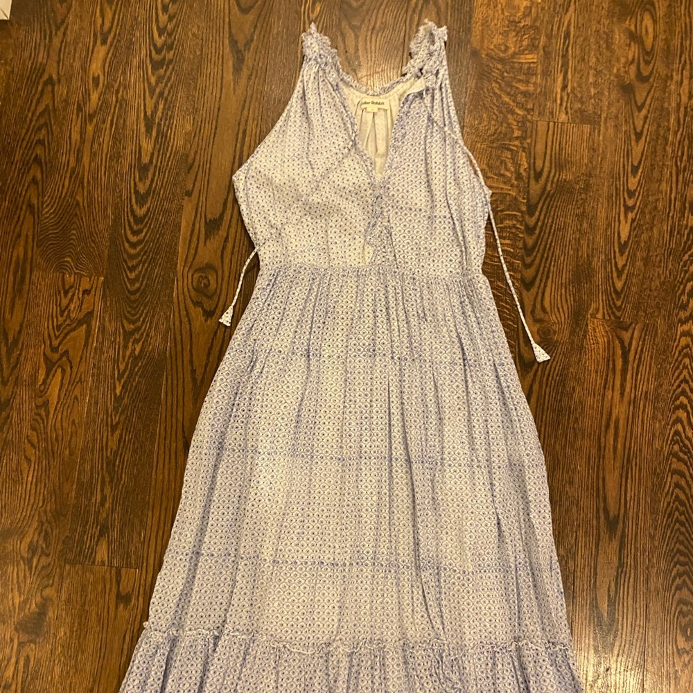 Roller Rabbit Blue And White Patterned Dress - image 1